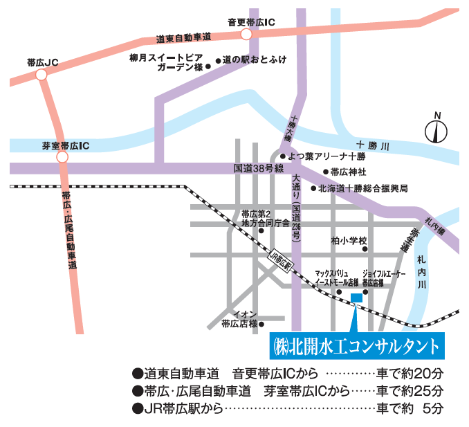 本社位置図